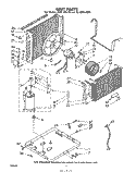 SECTION Diagram and Parts List for ACE094XM0  Whirlpool Air Conditioner
