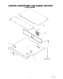 CONTROL COMPARTMENT AND CABINET TOP Diagram and Parts List for KEBI270SBL1  KitchenAid Wall Oven