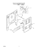REAR CHASSIS, OPTIONAL Diagram and Parts List for KGRT600HAL3  KitchenAid Range
