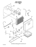 UNIT PARTS Diagram and Parts List for EV250NXTQ02  Whirlpool Freezer