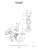 BLOWER Diagram and Parts List for KUDB210S2  KitchenAid Dishwasher