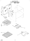 UNIT Diagram and Parts List for FEP314BL0  Roper Range