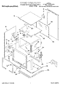 UPPER OVEN, OPTIONAL Diagram and Parts List for KEBI271BBL3  KitchenAid Wall Oven