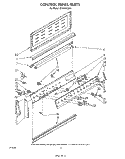Part Location Diagram of 86827 Whirlpool Panel, Bottom