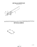 BACKSPLASH, GRIDDLE Diagram and Parts List for S8757^4  Whirlpool Range