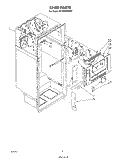 LINER Diagram and Parts List for ET18MKXSW01  Whirlpool Refrigerator