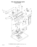 SECTION Diagram and Parts List for LE5705XPW1  Whirlpool Dryer