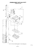 POWERSCREW AND RAM Diagram and Parts List for 7KFCC150S0  KitchenAid Trash Compactor