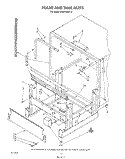 FRAME AND TANK Diagram and Parts List for 4KUDS220T0  KitchenAid Dishwasher