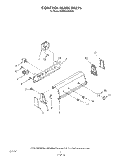 CONTROL PANEL Diagram and Parts List for KAWE660WAL0  KitchenAid Washer