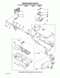 Part Location Diagram of W10256683 Whirlpool DRAWER