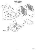 SECTION Diagram and Parts List for AD40USL1  Whirlpool Dehumidifier