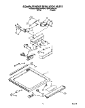 COMPARTMENT SEPARATOR Diagram and Parts List for KBRS22KWAL03  KitchenAid Refrigerator
