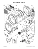 Part Location Diagram of W10549541 Whirlpool DRUM