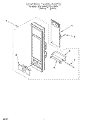 CONTROL PANEL Diagram and Parts List for MC8130XAQ1  Whirlpool Wall Oven