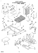 UNIT Diagram and Parts List for ED20ZKXDN01  Whirlpool Refrigerator