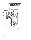 DRYER SUPPORT AND WASHER CABINET HA Diagram and Parts List for LT5000XVW0  Whirlpool Washer Dryer Combo