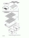 SHELF PARTS Diagram and Parts List for W8TXNWMWQ01  Whirlpool Refrigerator