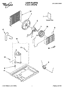 Part Location Diagram of 8209829 Whirlpool GROMMET