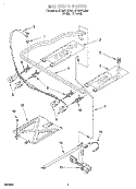 MANIFOLD Diagram and Parts List for SF325PEEN0  Whirlpool Range