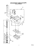 POWERSCREW AND RAM Diagram and Parts List for TC8750XYP0  Whirlpool Trash Compactor
