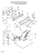 SECTION Diagram and Parts List for RES7648EQ0  Roper Dryer