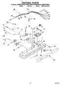 CONTROL Diagram and Parts List for KSRS27IKBL02  KitchenAid Refrigerator