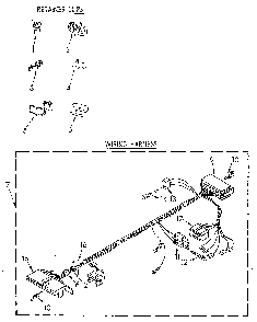 Wiring Harness Diagram and Parts List for LA5580XSN3  Whirlpool Washer