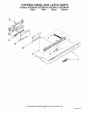 Part Location Diagram of W10479764 Whirlpool Electric Control Board