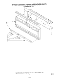 OVEN CONTROL FRAME AND KNOB Diagram and Parts List for KEMI371TBL0  KitchenAid Microwave Oven Combo