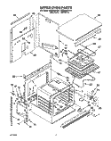 Part Location Diagram of 310690 Whirlpool Side Trim (Right Side)