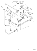 MANIFOLD Diagram and Parts List for SF302BSAN2  Whirlpool Range