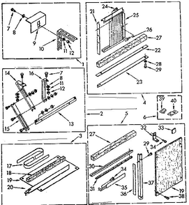 Accessory Kit Parts Diagram and Parts List for 1068740770-AC  Kenmore Air Conditioner