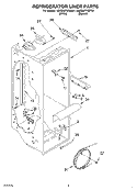 REFRIGERATOR LINER Diagram and Parts List for KSRD27FKBT01  KitchenAid Refrigerator