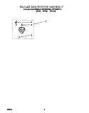 SECTION Diagram and Parts List for KGCT365EWH0  KitchenAid Cooktop