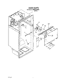 LINER Diagram and Parts List for JWARG475WP01  Whirlpool Refrigerator