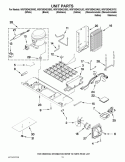 UNIT PARTS Diagram and Parts List for WSF26D4EXA02  Whirlpool Refrigerator