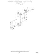 MICROWAVE CONTROL Diagram and Parts List for RM765PXAB0  Whirlpool Wall Oven
