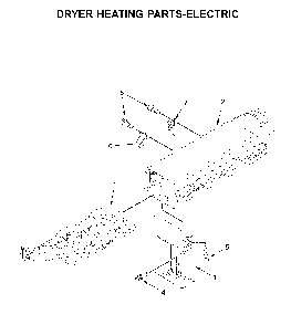 Dryer heating parts-electric Diagram and Parts List for WED7120HW0  Whirlpool Dryer