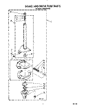 BRAKE AND DRIVE TUBE Diagram and Parts List for TAWS690AN0  Whirlpool Washer