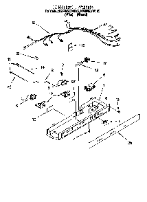 Control Diagram and Parts List for 885779  KitchenAid Refrigerator