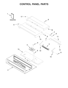 Part Location Diagram of W10861943 Whirlpool Tech sheet