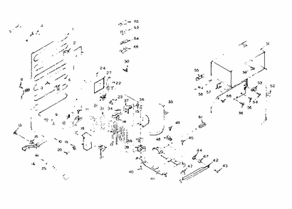Part Location Diagram of 513913 Whirlpool Refrigerator evaporator