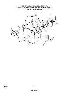 Blower Diagram and Parts List for 2735*0A  Roper Range