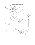 REFRIGERATOR LINER Diagram and Parts List for ARG490  Whirlpool Refrigerator