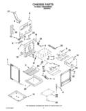 CHASSIS PARTS Diagram and Parts List for YKERS306BSS0  KitchenAid Range