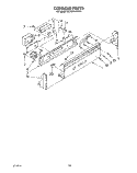 CONSOLE Diagram and Parts List for GCA2701XSW1  Whirlpool Washer