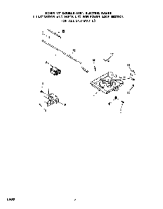 Power Lock Diagram and Parts List for 2763*0A  Roper Range