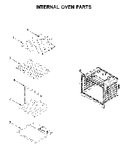 Internal oven parts Diagram and Parts List for WOS51EC7HS02  Whirlpool Wall Oven