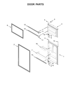 Part Location Diagram of W11190821 Whirlpool BIN